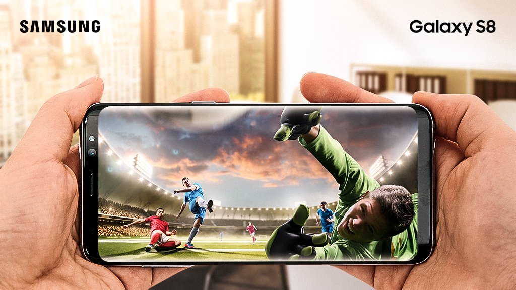 Reveja os melhores momentos do campeonato antes da grande final no display infinito no #GalaxyS8. #SemBarreiraSemLimites #UnboxYourPhone