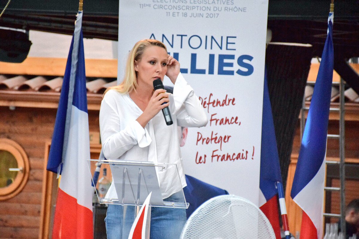 MarionMarechal's tweet photo. "Vous n’en vouliez plus aucun, vous les aurez tous. Hollande avec Macron, Juppé avec Philippe et même Le Maire qui avait fait 2%." https://t.co/EoWENrElrs