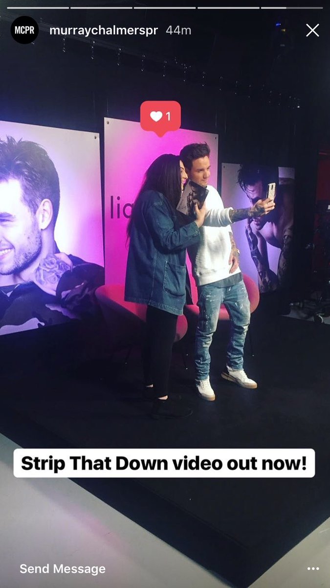 TheZiamNews's tweet photo. #IG | Liam at the #StripThatDown music video YouTube premiere! (via @mchalmerspr Instagram Story) https://t.co/EXkBpmp5Wj
