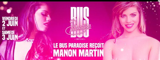 rendez-vous ce soir au bus paradise pour des show avec Manon Martin https://t.co/zQelTSWiRP<a href="/tag/nouvellephotodeprofil"class="tags"><span>#nouvellephotodeprofil</span></a>