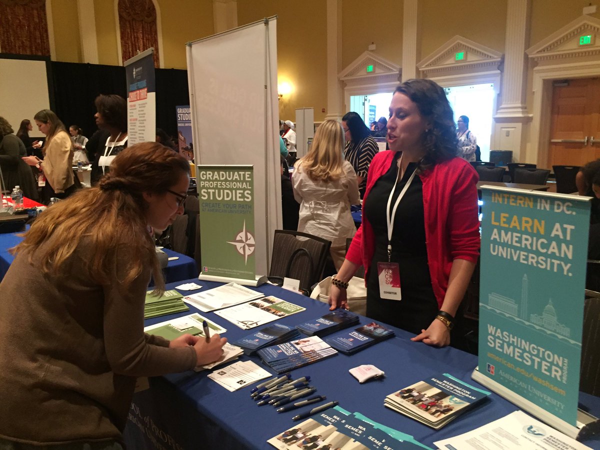 loactivities's tweet photo. Nova LO students enjoying the career and graduate school fair at #NCCWSL17 . Thank you https://t.co/AFbQmeB5kT