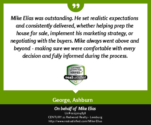 Testimonials like this make me smile… really wide. realsatisfied.com/Mike-Elias via @realsatisfied