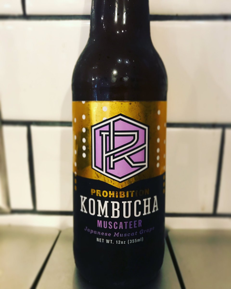 If you ❤️ prohibition kombucha, you'll love our new flavor Muscateer. #kombucha #happyplace #minneapolis #northloopmpls  #healthylifestyle