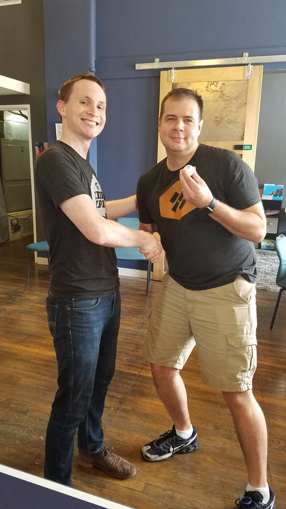 colin_porter31's tweet image. Congrats Dallas #irongrads on a hard-earned graduation - #proud! Extra congrats to @simplysamp, new #ironking ping pong champ! w/ @Mallioch