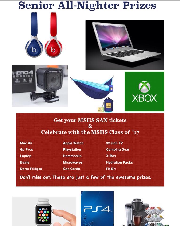 Mt_spokane_san's tweet photo. Get your tickets people!!!
More GREAT prizes!!!  Get your tickets today!  $60 @MtSpokaneHS @MtSpoClassof17 https://t.co/32yHpSVdlP