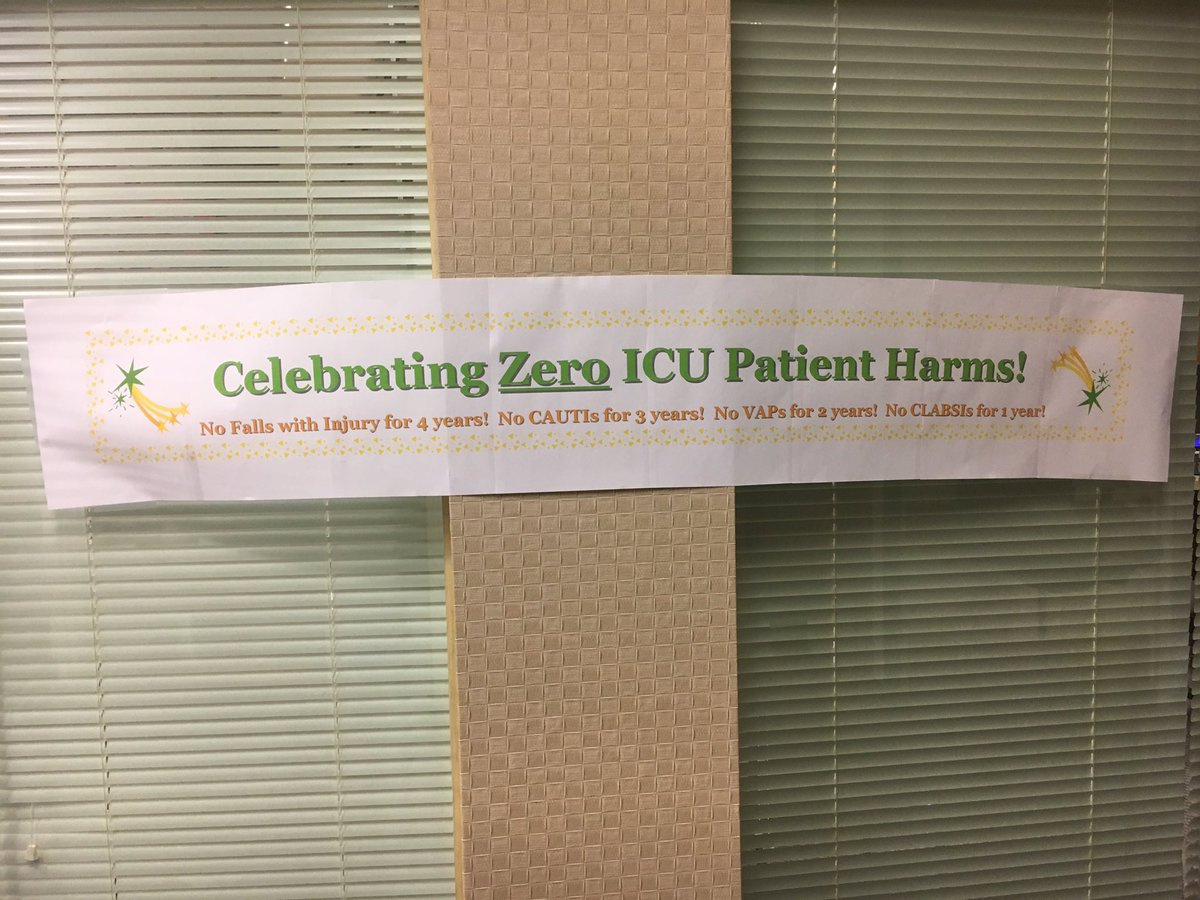 annfallison's tweet photo. #HighFiveFriday to my @IUHealthWest ICU team! Celebrating their excellent patient care #zeroispossible #noCAUTIsfor3years! #noVAP #noCLABSI https://t.co/8iT9dq5hJg