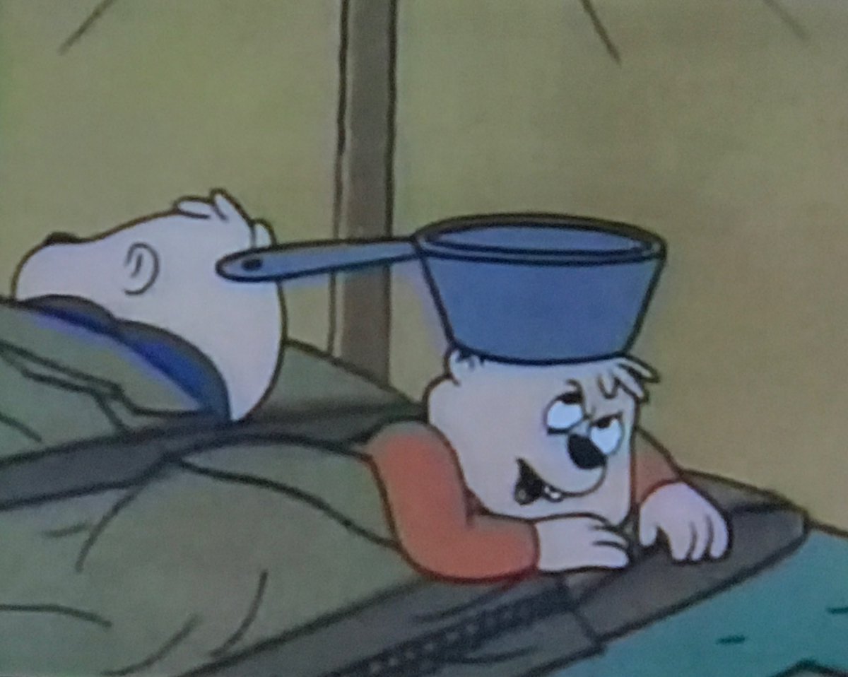 CartoonClubCC's tweet photo. Always worth packing a pot in your camping supplies in case there is a leak in your tent. #alvinshow #camping https://t.co/4wvkcnNN3F