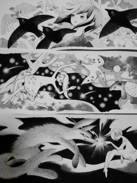 長い絵 