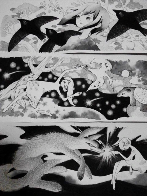長い絵 