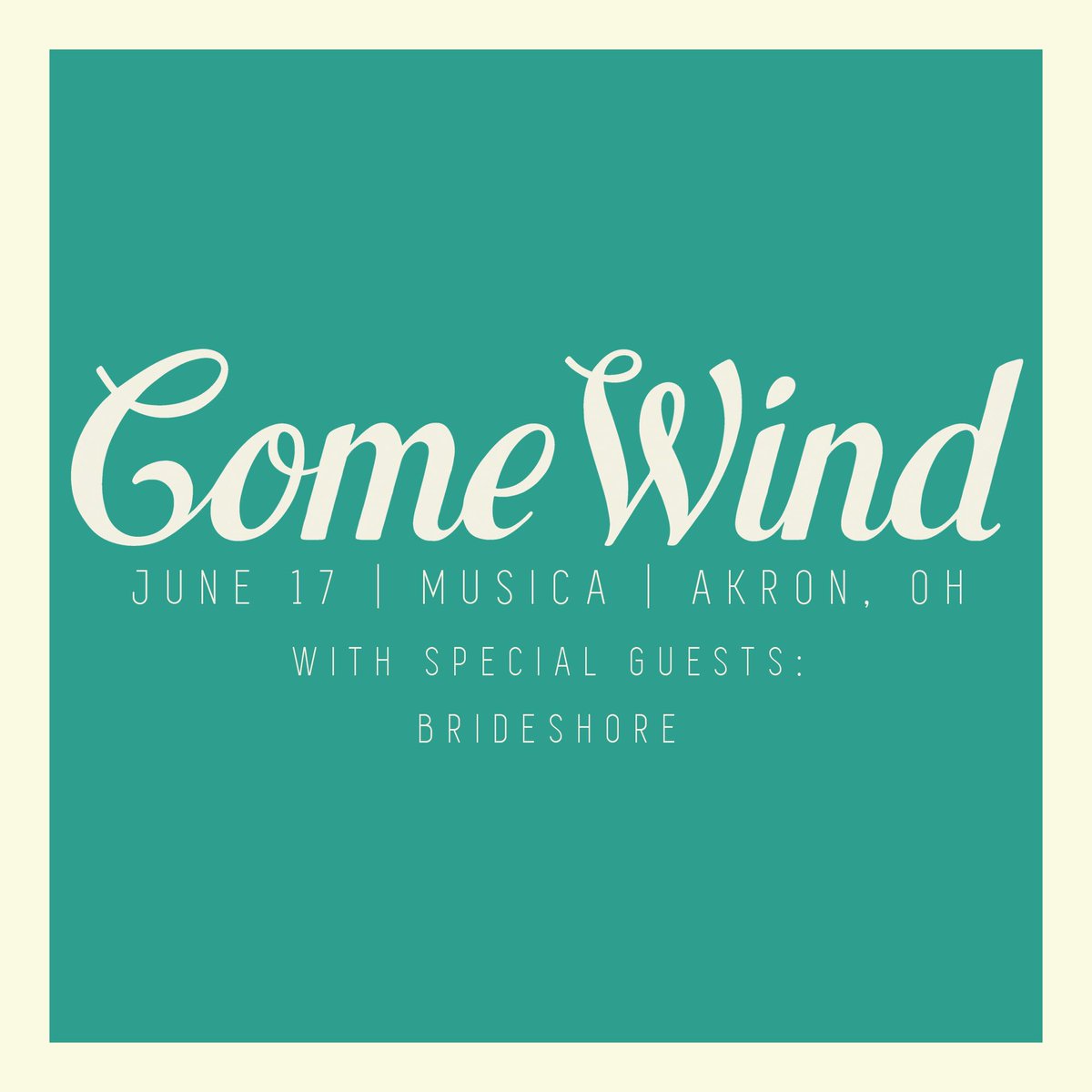 First hometown show of the year. Let's make it a good one.