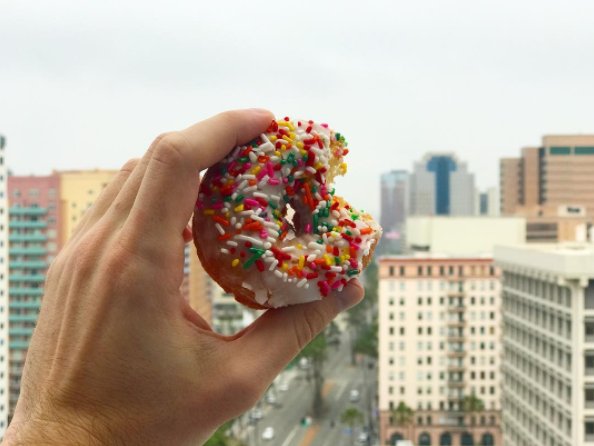 TheCurrentLB's tweet image. Happy #nationaldoughnutday! It's the perfect way to end your Friday.