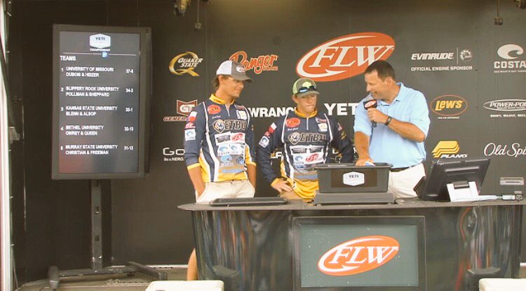 AmberShoots's tweet photo. A huge CONGRATULATIONS to ETBU's Fishing team for placing 5th at the College Fishing Championship! Proud of you! @Keith_Jacob2016 https://t.co/VMSXG5JCKb