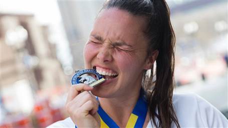 Plus-size model <a href="/CandiceHuffine/">Candice Huffine</a> on why she runs marathons: It's not to lose weight on.today.com/2sy9JjJ