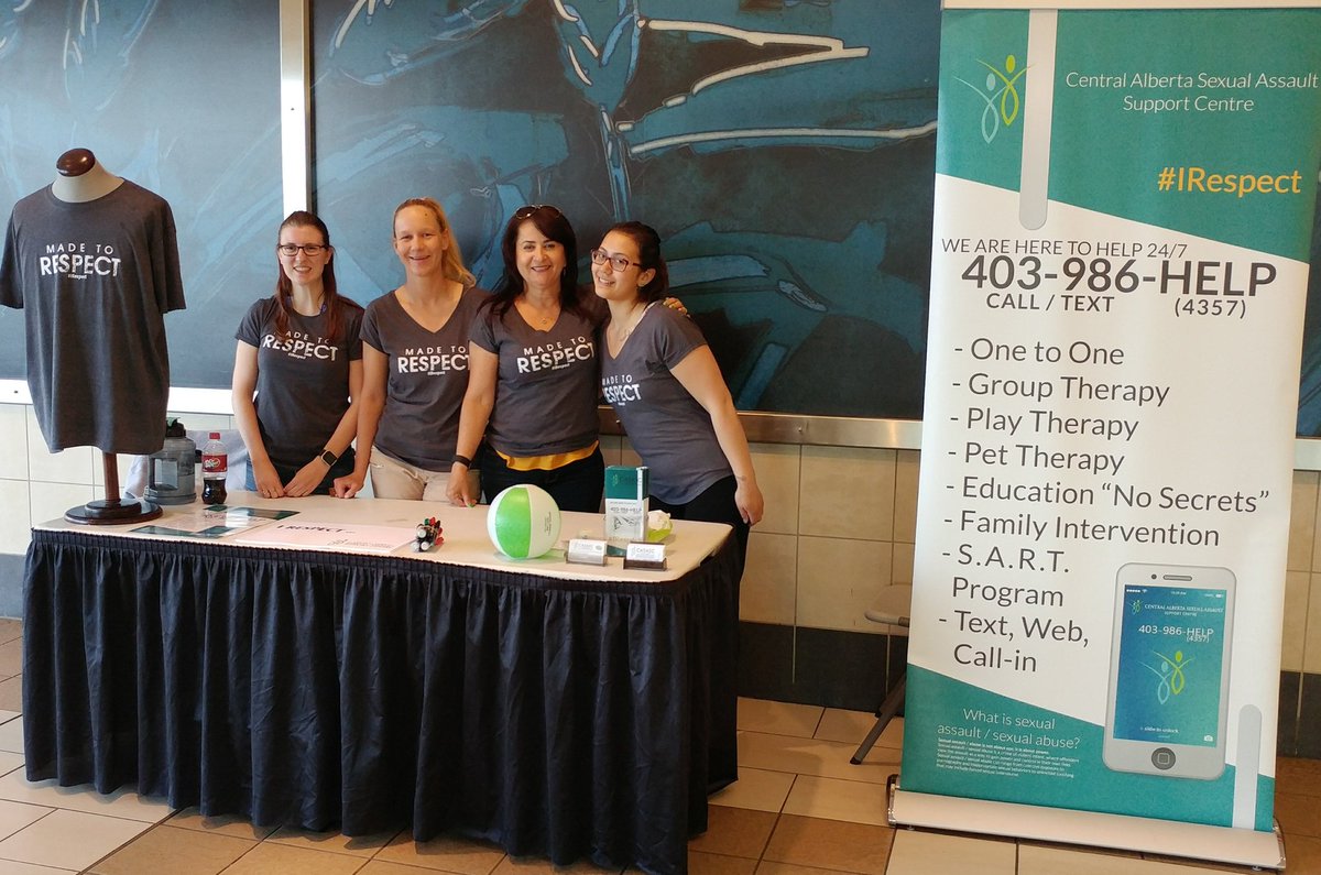 CASASC2's tweet photo. Come stop by our table at entrance 1 at Parkland Mall from 3 to 6pm tonight! Buy a #madetorespect shirt for $20.00! #Irespect #victimsweek https://t.co/PU4deem46p