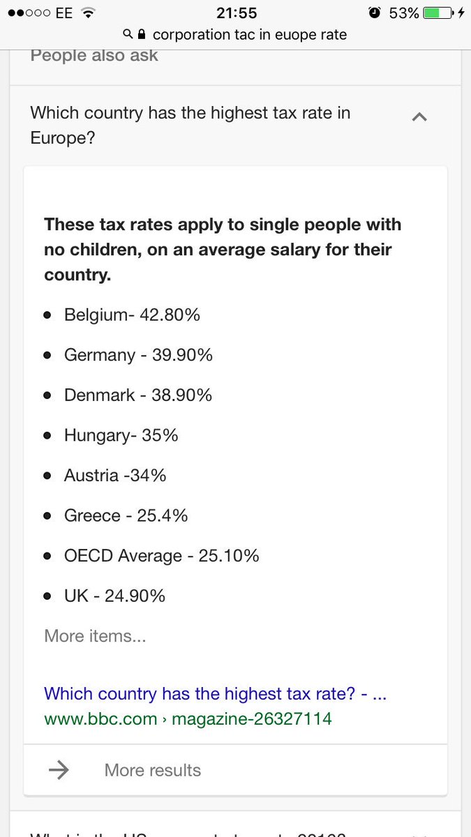 HeroFoodie's tweet photo. Corporate tax in Europe #bbcqt https://t.co/h4zCxlvgqi