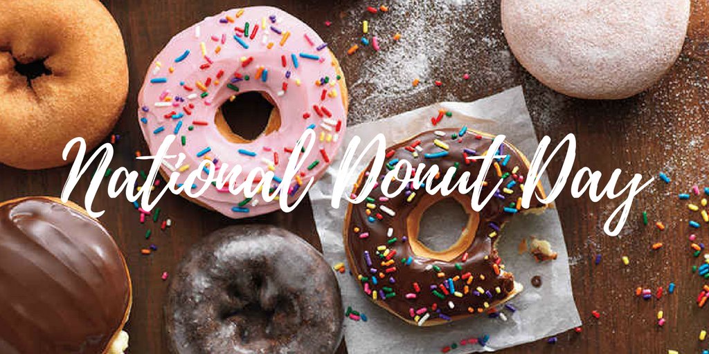 UNCOBookstore's tweet photo. Happy Friday y'all! Some donuts and hot #CovFeFe is in our future. #NationalDonutDay https://t.co/SGbhvSUaGK
