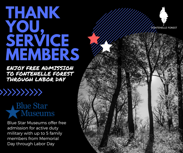 fontenelle4est's tweet photo. DYK @fontenelle4est is a #BlueStarMuseum? Admission is #free for #activeservicemembers through #LaborDay! https://t.co/04vgBAqFRf @amvetsne1 https://t.co/QiNLqoKZLK