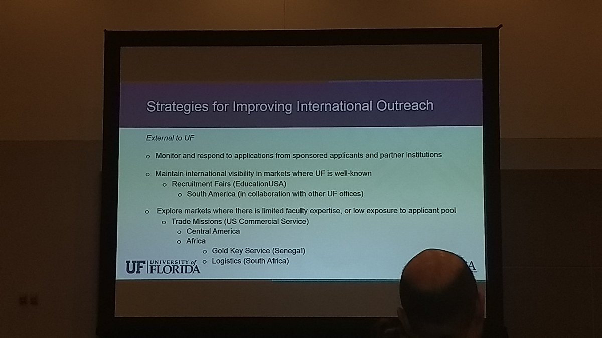 anubhooti_arora's tweet photo. Awesome to hear U of Florida &amp; Hofstra talk abt participation in #EdUSA fairs #USCommercial  to improve their #intled outreach #nafsa17 https://t.co/7TUzOAHjiM