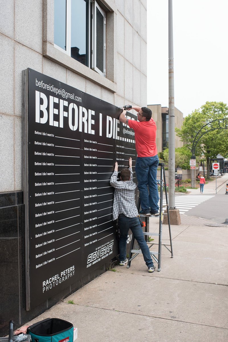 yay! we have a new wall! thank u <a href="/Sign_Craft/">Sign Craft</a> for making this happen &amp; <a href="/TheGuildPEI/">The Guild</a> for the continued support!