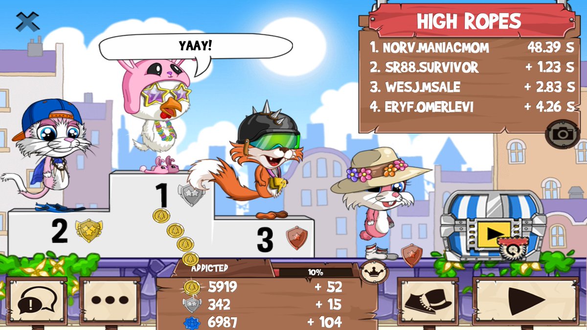 caaaroolliine's tweet photo. Get on my level, son! #funrun2 #Survivor #MSALE #omerlevi https://t.co/i2lCYl3y5e
