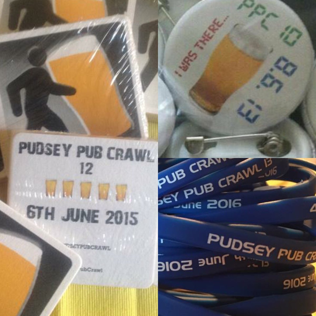 PudsPubCrawl's tweet photo. Anyone bringing official merchandise from the past out with them ?? #ppc14 #11hourstogo https://t.co/a4WtdR3KEi