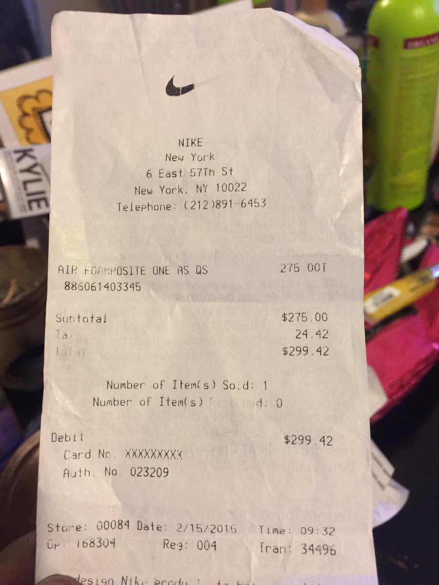 nike store number