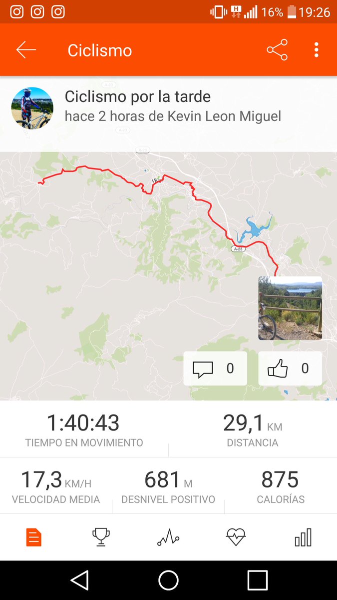 Kevinlemi91's tweet photo. Buena tarde de aventura una vez mas en solitario!👨 Segorbe ' Toras🚵🌄 https://t.co/1PzGvVbA8K