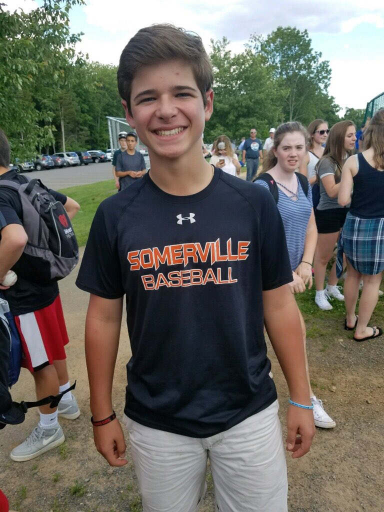 KTFraney's tweet photo. BCMS ends it with a double play in an efficient 2-0 championship win over Franklin. Congrats to the future Pioneers. @villebaseballnj https://t.co/6YV0r9b2O8