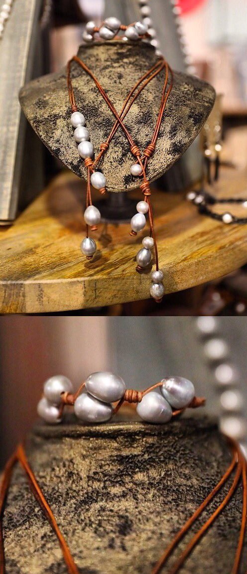 JFYbrand's tweet photo. ๐๐โช๏ธNo Grit, No Pearl!โช๏ธ๐๐#knoxrocks #love #pearlsdaily #genuineleather #freshwaterpearls #boutiquejewelry #quote https://t.co/OduxMu5jG2