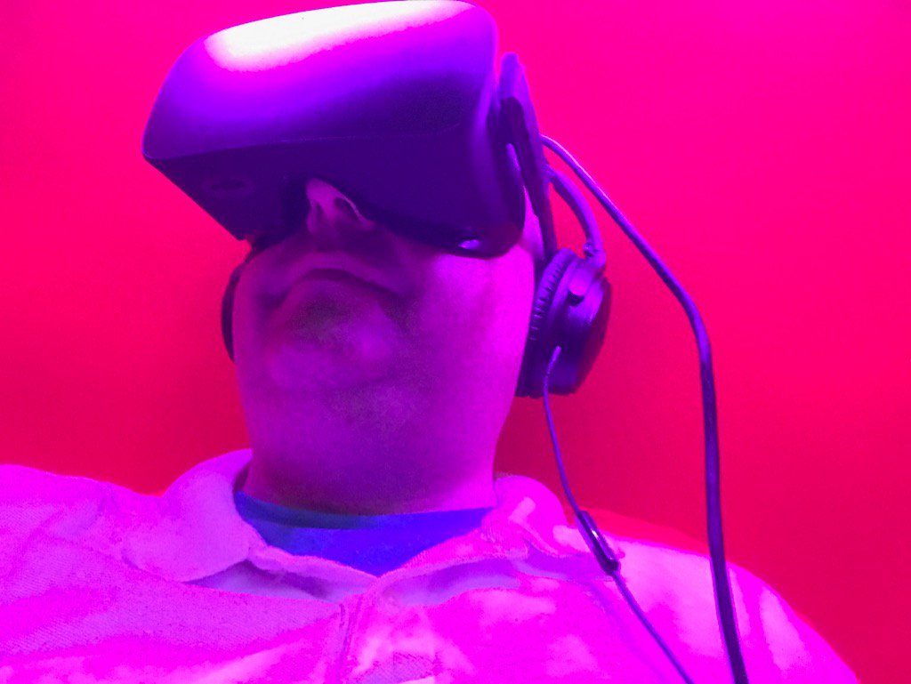 JerseyJoe50's tweet photo. Got to experience some virtual reality at work, today! #TheMummyVR #nbc4ny #NewYorkCity https://t.co/tAgTtinBJE