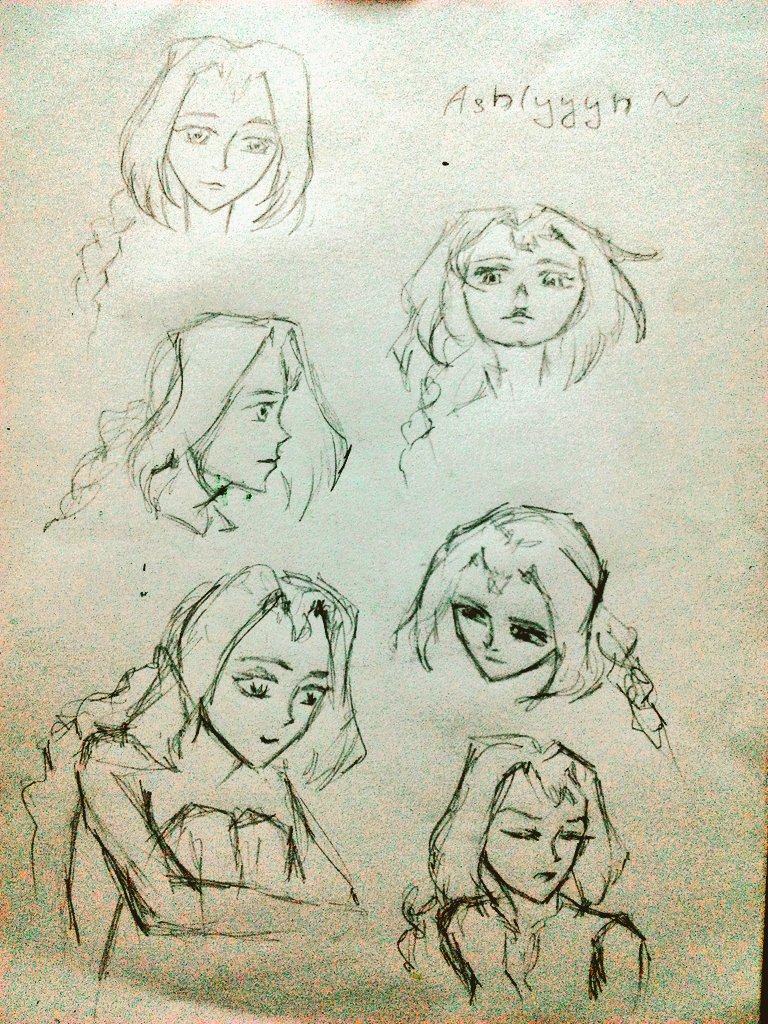 Child2_San's tweet photo. Sketch with Ashlyn ~ https://t.co/lqmGkeR42H