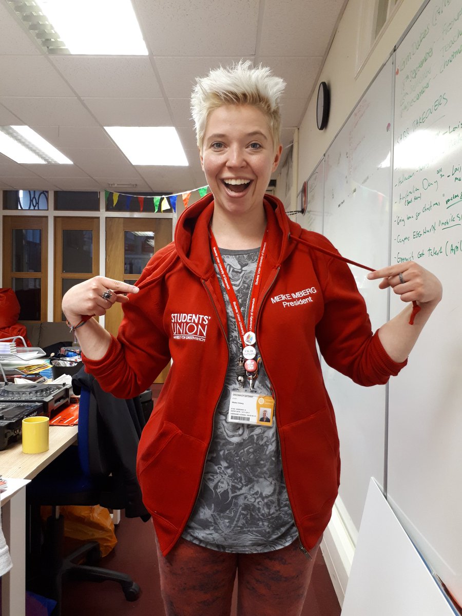 GSUPresident's tweet photo. Got our officer hoodies @sugreenwich today! So #excited for 17/18 now with a #newteam &amp; fresh minds! :) #proudtobegre #uniofgreenwich #suug https://t.co/yjvcCAx89C