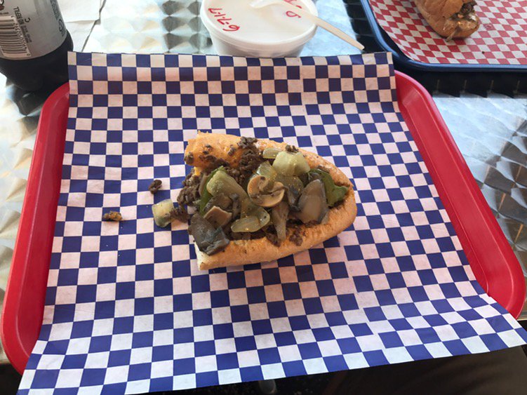 drewscates's tweet photo. As close to the real thing as you can get in Tennessee #cheezysteaks #cheesewhiz #authenticPhilly @kristin_scates https://t.co/H1QwsHmXj1