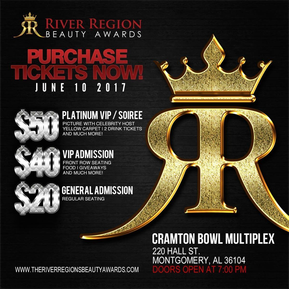 AlabamaPACO's tweet photo. PURCHASE TICKETS NOW – They are leaving FAST!  Get your tickets TODAY!  #rrba2K17 Click this link to purchase. https://t.co/Afv4vnwFor https://t.co/LAM8W5KK7Z