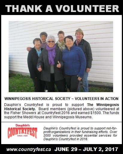 dauphincfest's tweet photo. , @Country_Fest Thanks a Volunteer Group for their work at #cfest2016 - Winnipegosis Historical Society https://t.co/paWY52BSvd https://t.co/2URG5j3Bum