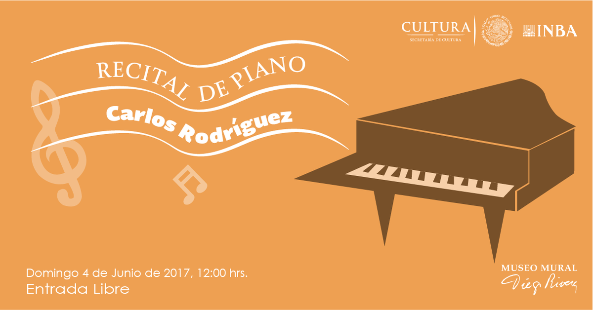 MuseoMural's tweet photo. ¿Ya estás preparado para nuestro #DomingoDeConciertos? 
Te esperamos este 4 de Junio , a partir de las #12hrs, 
#EntradaLibre
#EventosMMDR https://t.co/8GfvzwuijY