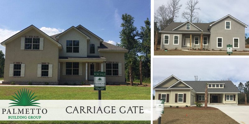 PalmettoBuild's tweet photo. New homes by #PalmettoBuildingGroup in Carriage Gate are convenient to FLETC! May we show you our #HomesForSale? https://t.co/ygZRFoNHFj