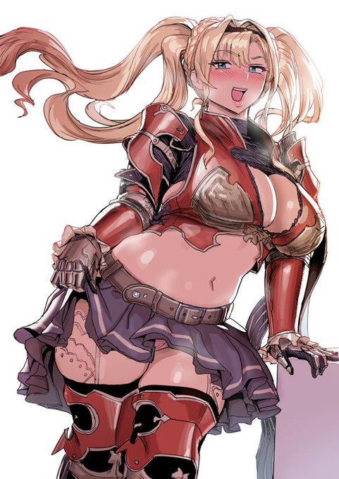 グラブルのゼタです ポーズは模写です 