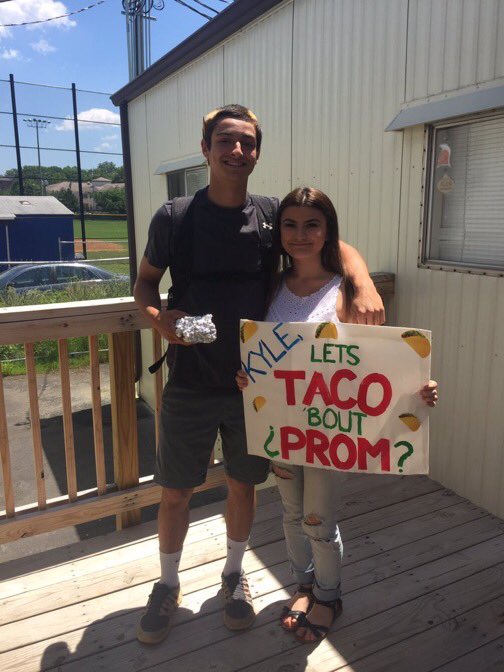 MrSwainWSHS's tweet photo. Another Prom-posal made possible by AP HuGe. We really do make the world go round! Congrats!#BenifitsofHuGe Squad pic at prom anyone?! https://t.co/xmDAo01PTi