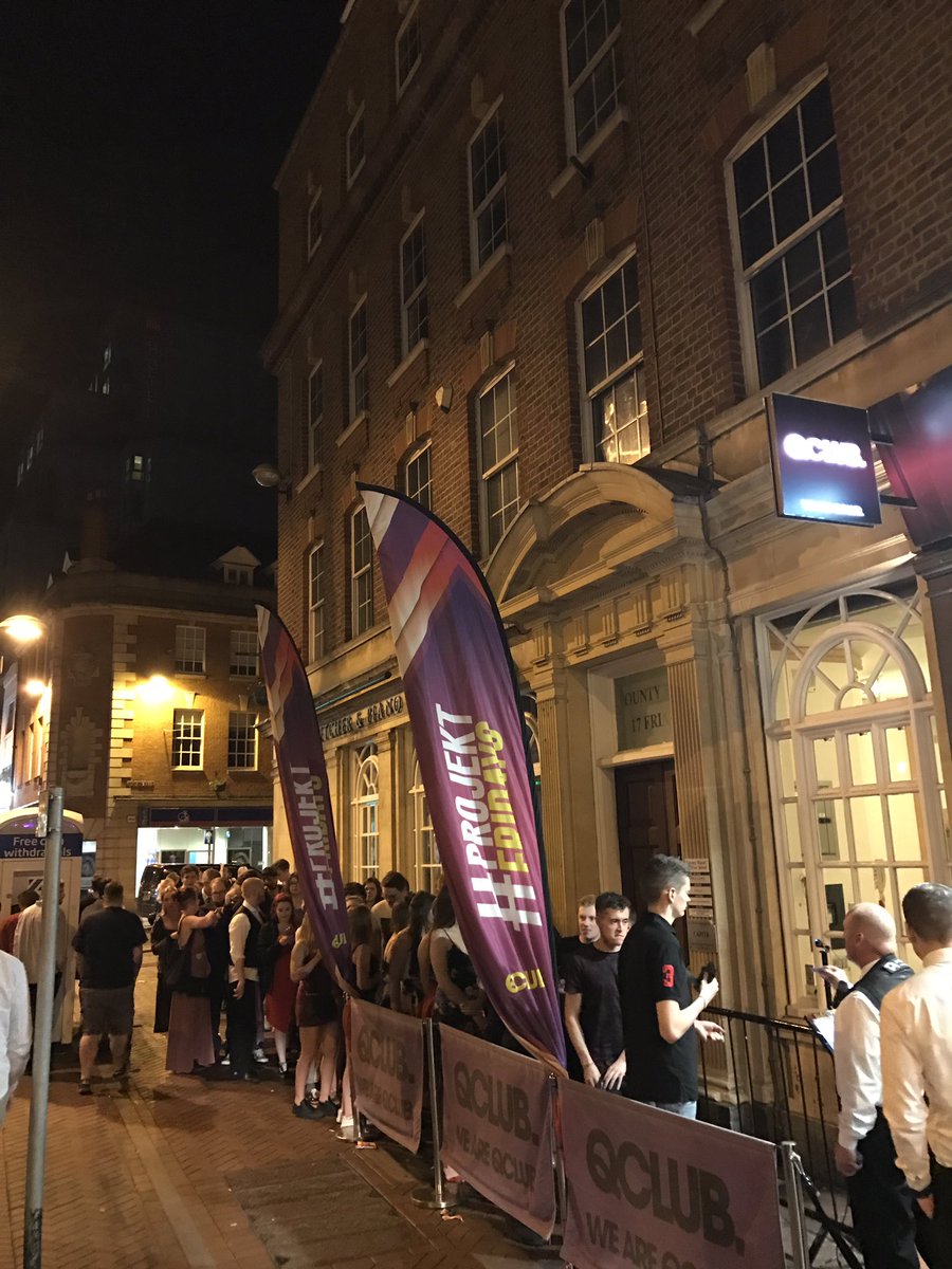 Here we go! @weareqclub going off tonight. #ProjektFridays Get down soon to avoid missing out!