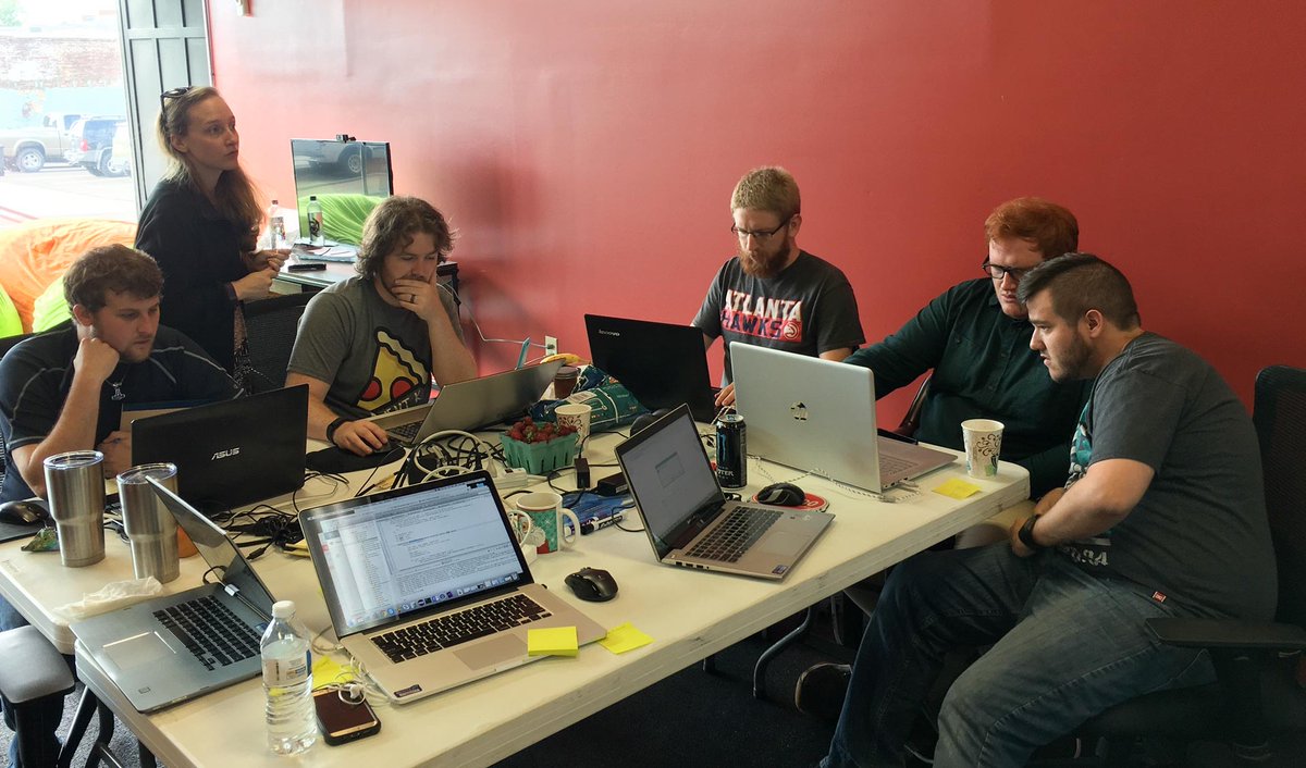 8thDaySoftware's tweet photo. 8th Day Software is excited to kick off a two-day Hackathon today accelerating the launch of our new product! #hackathon https://t.co/MkZkoxpCDy