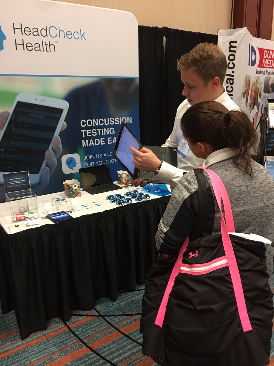 HEADCHECKHealth's tweet photo. Wow @CATA_Canada, your #CATA2017 attendees kept us busy! We appreciate the warm welcome & look forward to connecting with you all soon! https://t.co/Pd6hNvzeTp