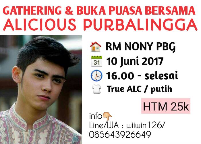 Aliciousjogja's tweet photo. #Info Gath Dan Bukber 
@ALCmedan26 
@AliciousCilegon 
@alcpurbalingga https://t.co/LQz4MRzqyK