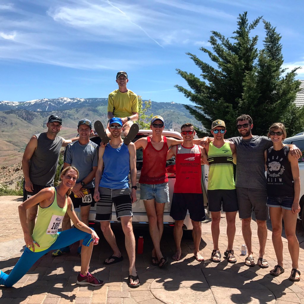 sharmanian's tweet photo. Time for the #RenoTahoeOdyssey. Our mixed team hopes to take on the dominant men's teams. #relaylove #running https://t.co/qzH7BFwJ7v