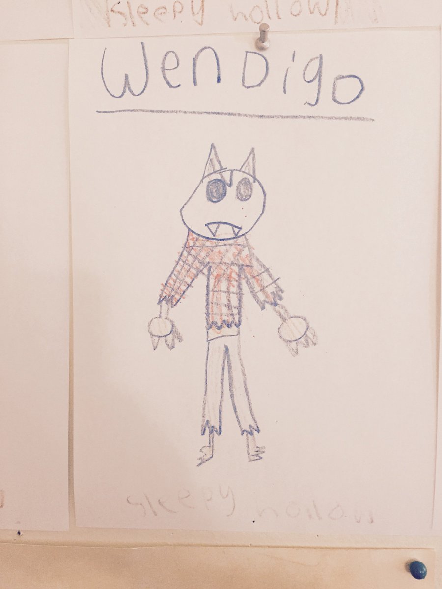 MRavenMetzner's tweet image. trying to remember who's kid made these awesome drawings!  @SleepyHollowFOX #SleepyHollow