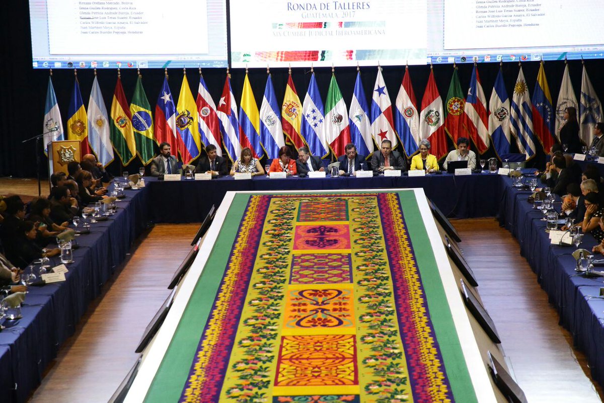 OJGuatemala's tweet photo. Concluye II Ronda de Talleres de #CumbreJudicial Iberoamericana, Guatemala 2017. https://t.co/4XVdc8WPeo
