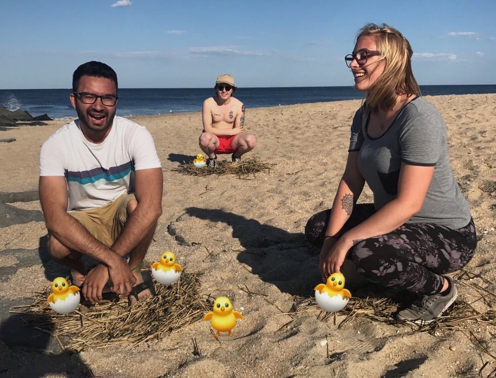 BlindLionNJ's tweet photo. laid some m f'n eggs at the beach b4 the show tonight 😎 https://t.co/3rSTKj0fzi