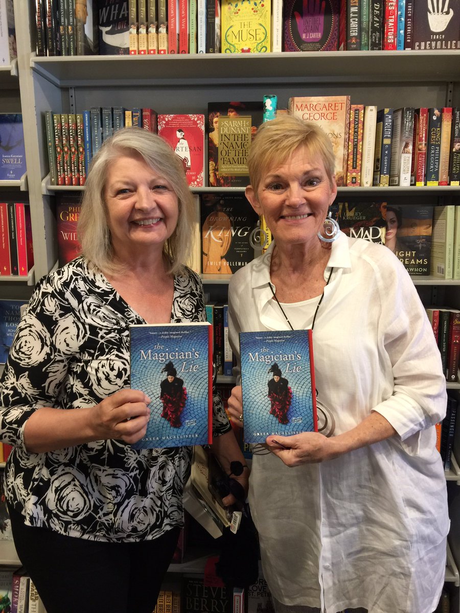 StephC44's tweet photo. Greer Macallister 'a mama came to Page and Palette today.@Sourcebooks ,@ThisisSIBA ,@theladygreer https://t.co/vf0tjhv8IR