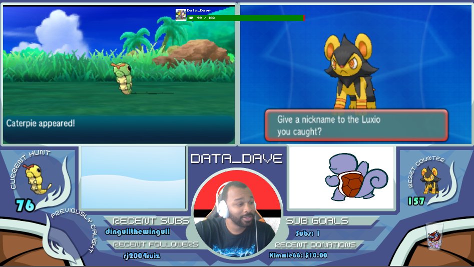 DataDaveTV's tweet photo. Shiny Luxio!! https://t.co/vJ7henaBkG