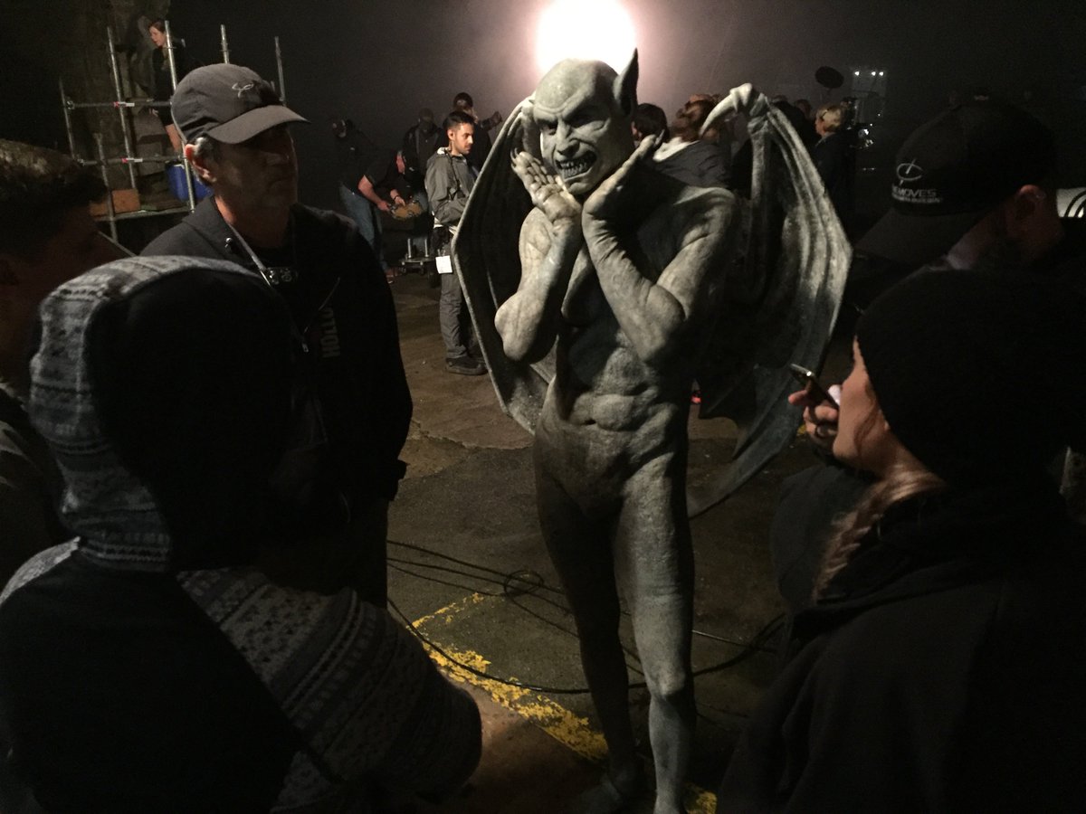 MRavenMetzner's tweet image. Worked with some awesome Gargoyles on @SleepyHollowFOX #SleepyHollow they get a bad rap, but very professional....